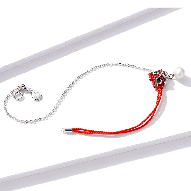 Traditonal Red Lion Bracelet