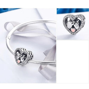Pinky Promise Silver Heart Charm