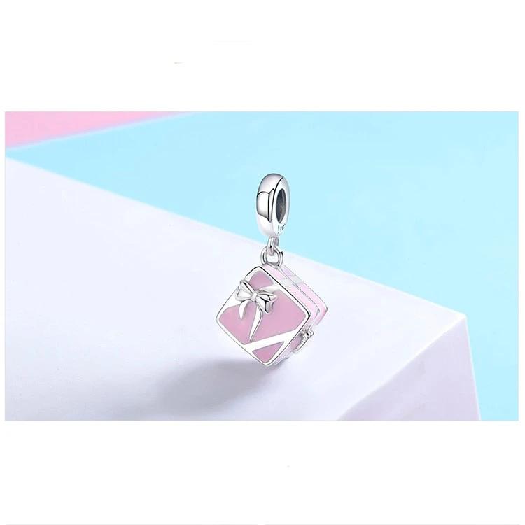 Pink Engagement Box Charm