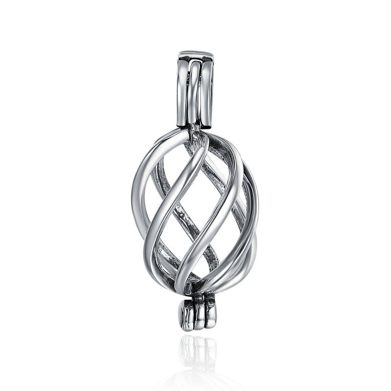 Siver Cage Pendant