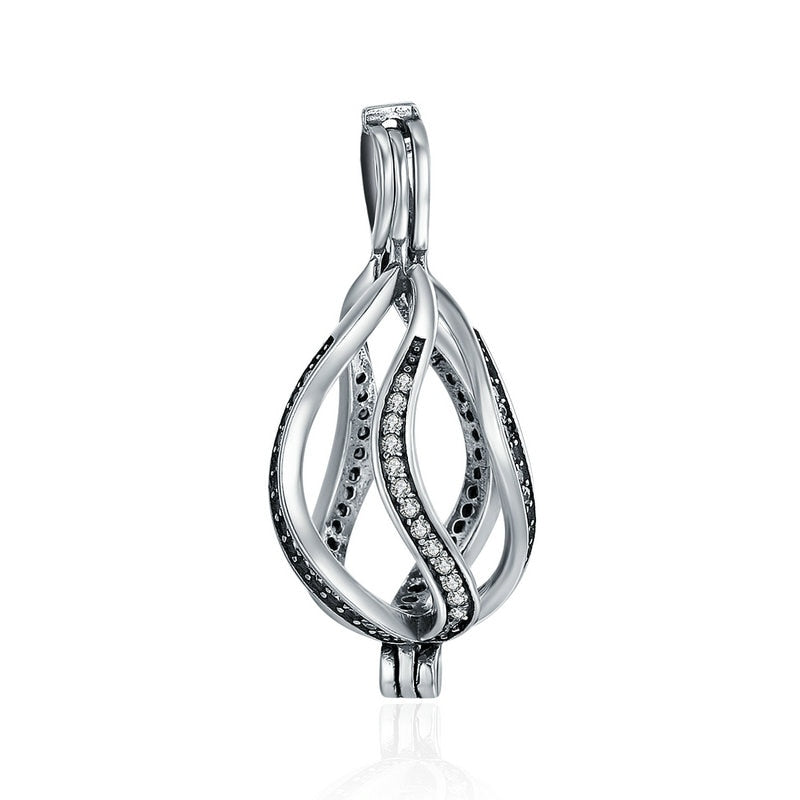 Siver Cage Pendant