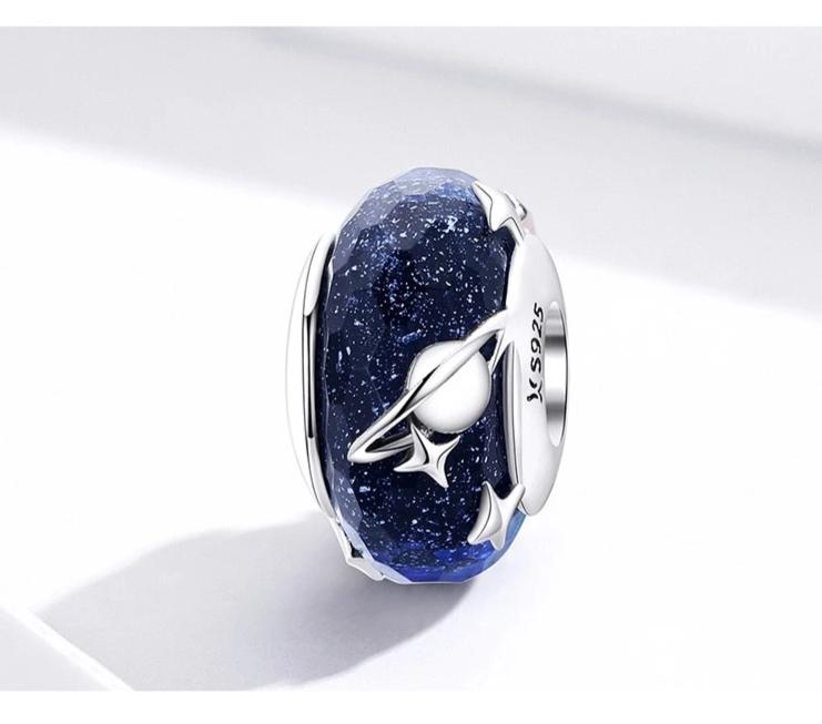 Starry Sky Murano Charm