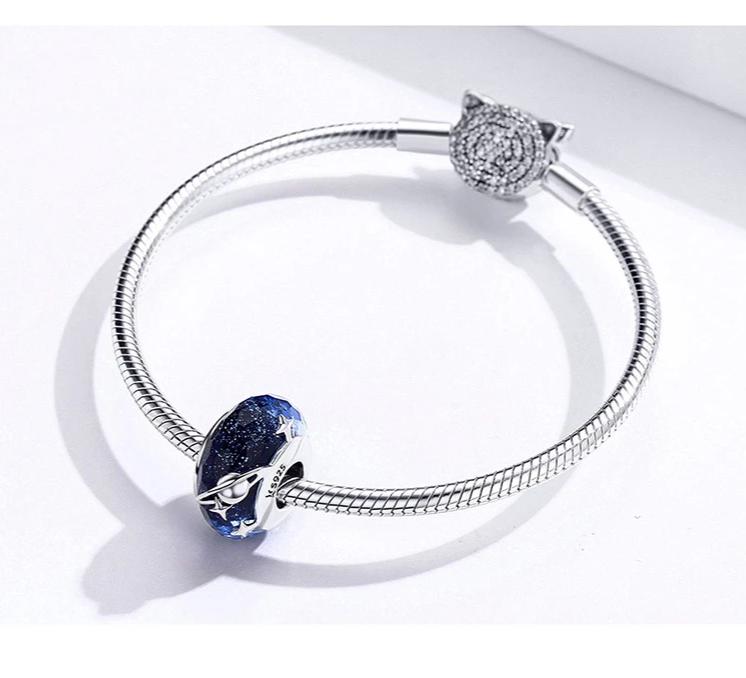 Starry Sky Murano Charm