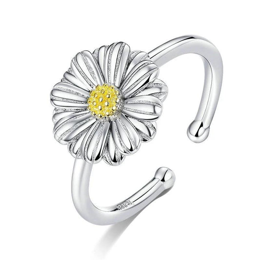 Adjustable Daisy Ring