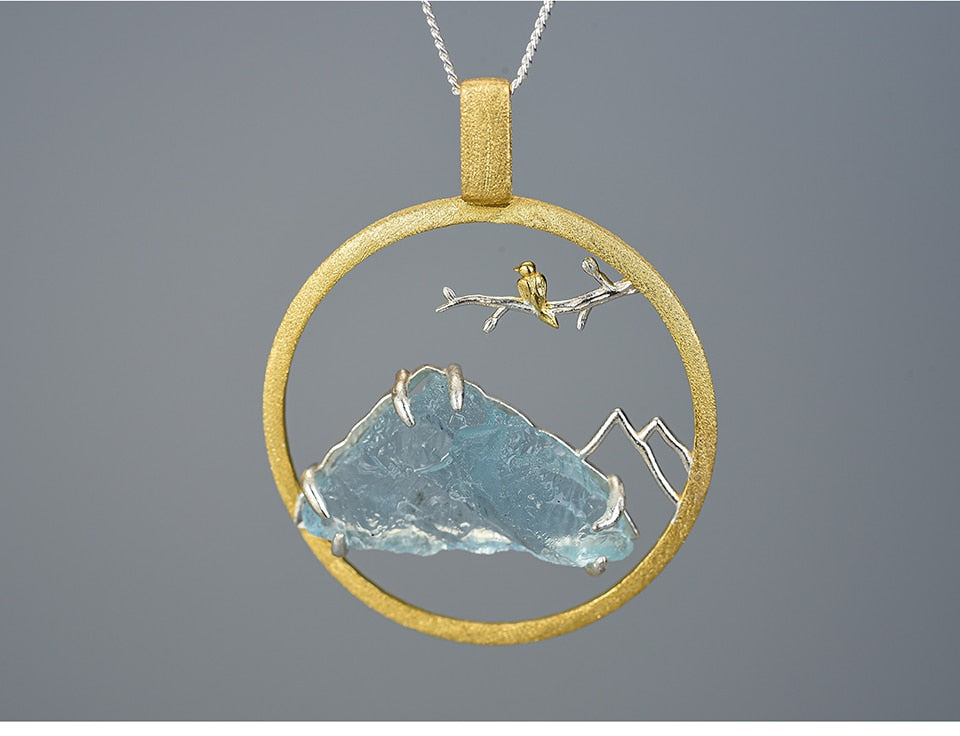 Raw Mountain Pendant