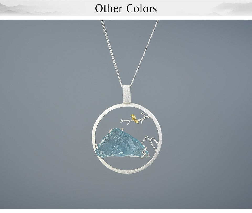 Raw Mountain Pendant