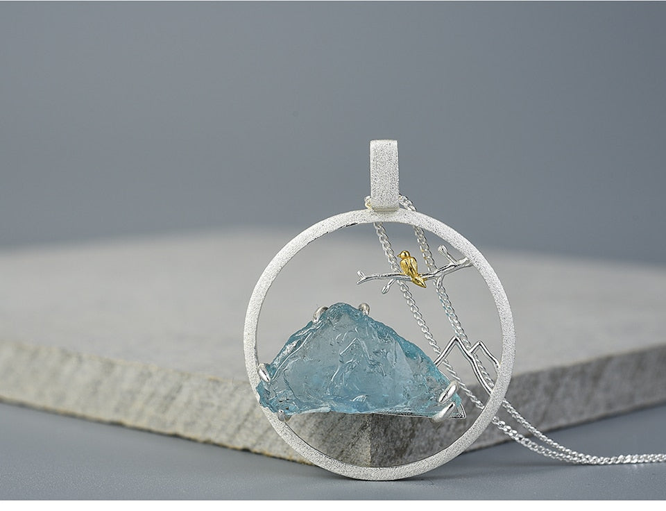 Raw Mountain Pendant