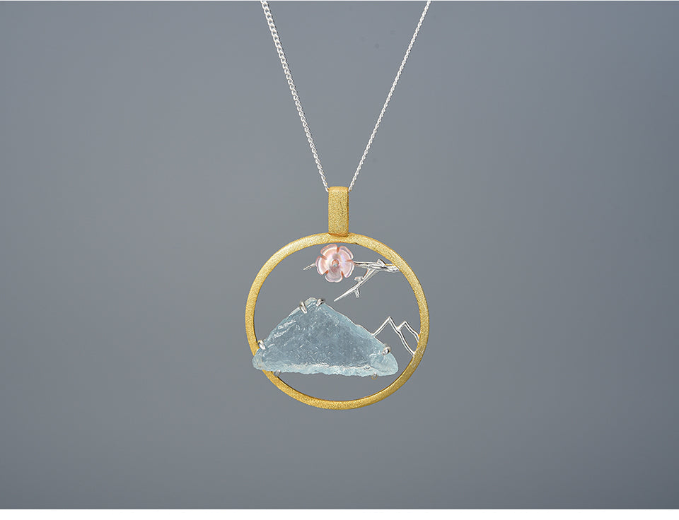 Raw Mountain Pendant