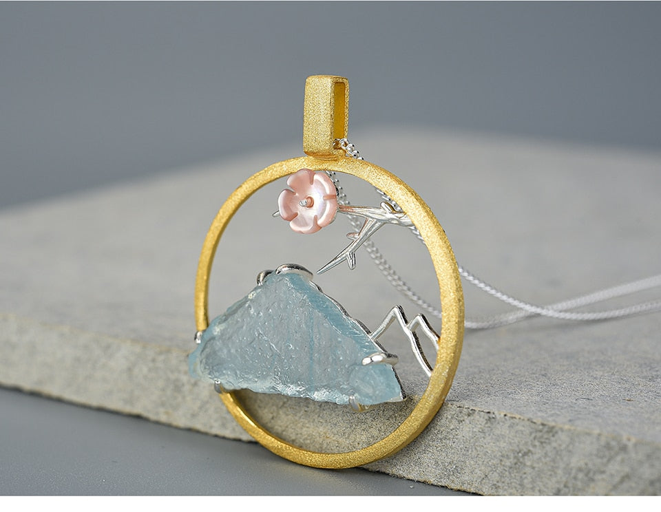 Raw Mountain Pendant