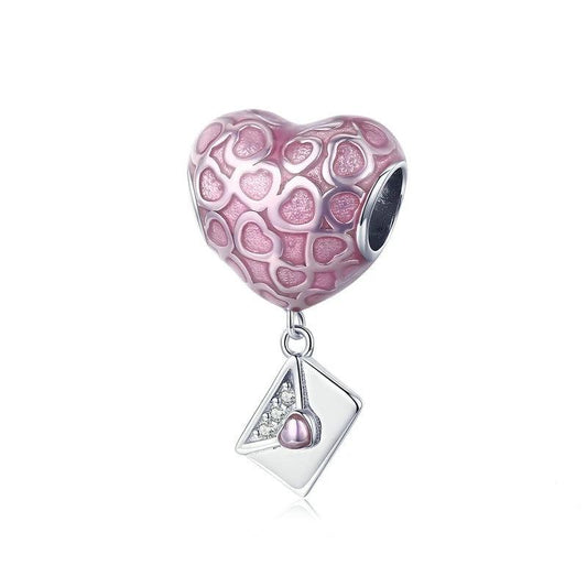 Pink Love Letter Charm