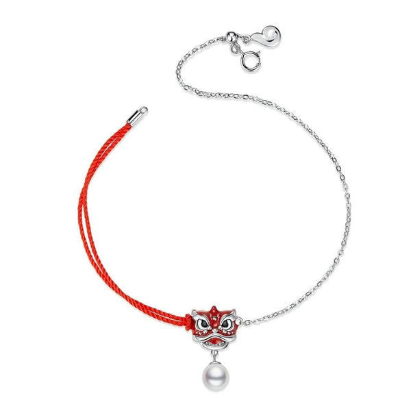 Traditonal Red Lion Bracelet