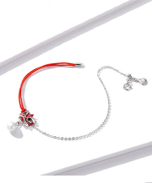 Traditonal Red Lion Bracelet