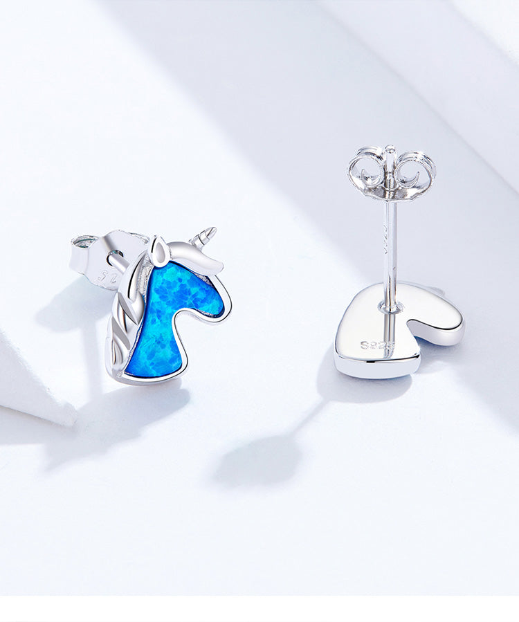 Rainbow Unicorn Studs