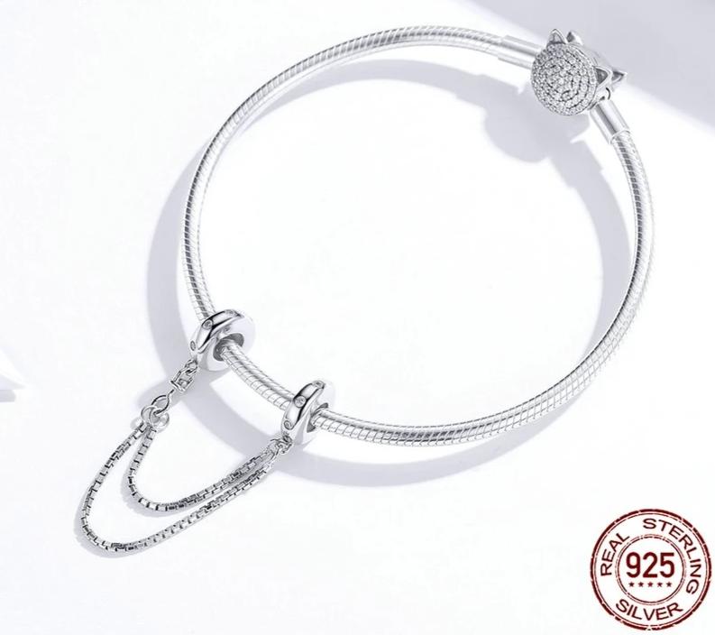 Silver Chain Charm