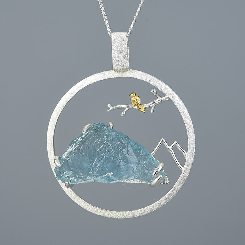 Raw Mountain Pendant