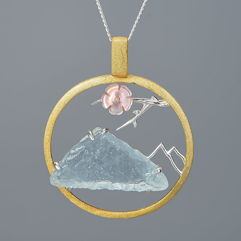 Raw Mountain Pendant