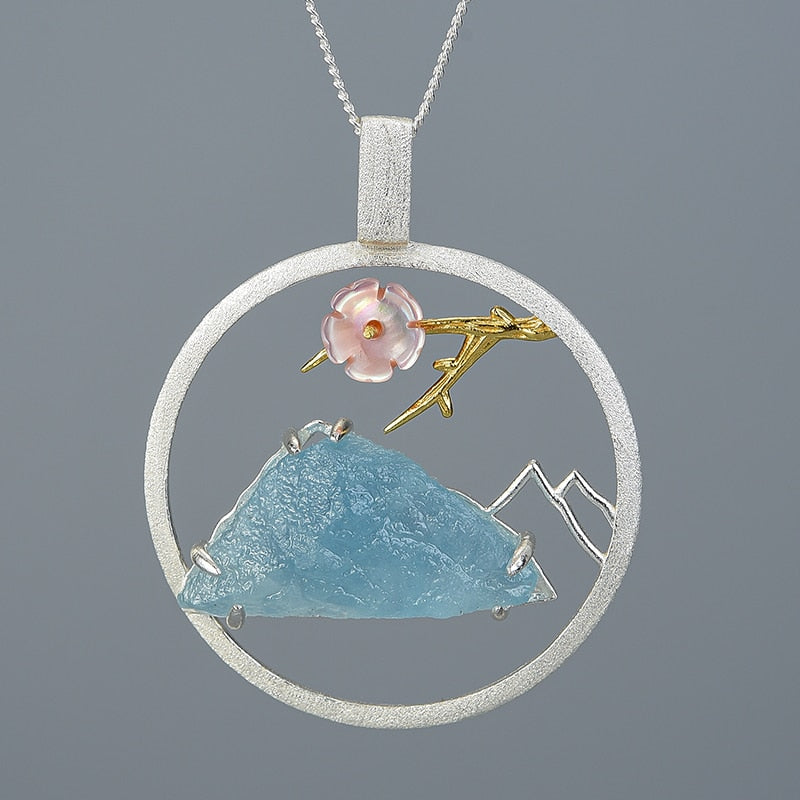 Raw Mountain Pendant