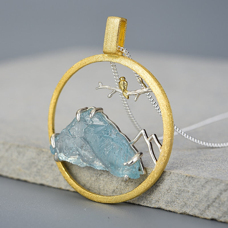 Raw Mountain Pendant