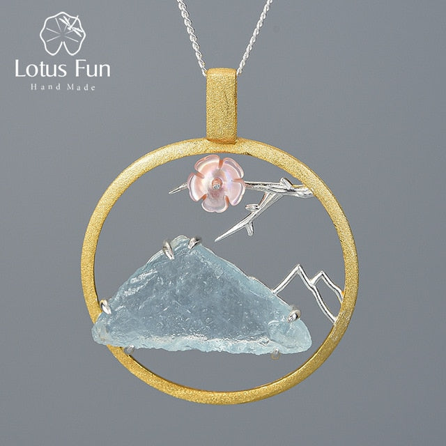 Raw Mountain Pendant