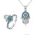 Hamsa Ring and Necklace Set